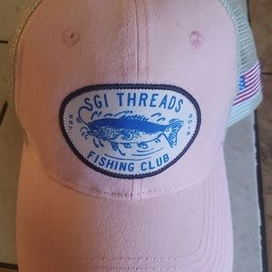 SGI Threads FISHING CLUB TRUCKER HAT new with tags